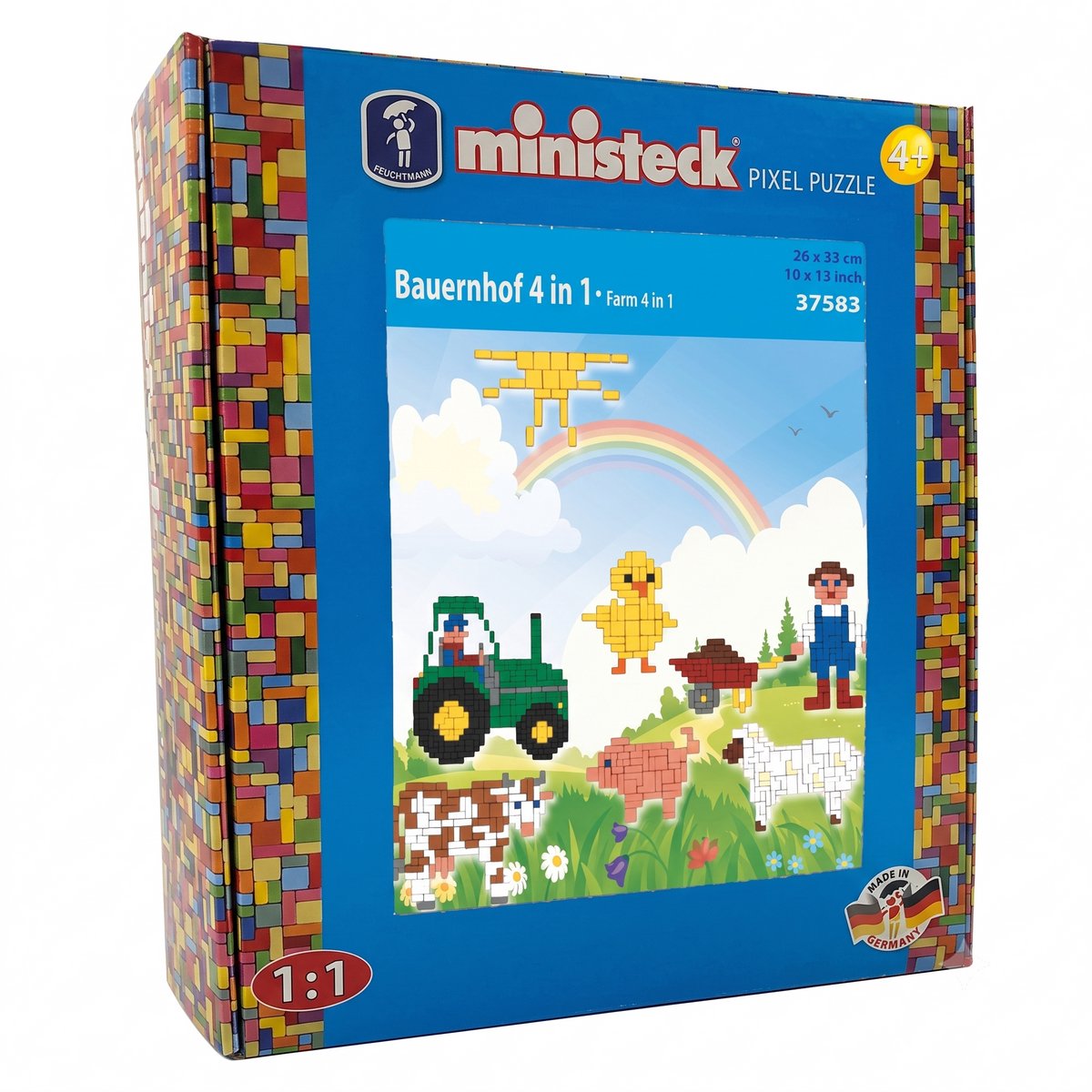 Set mosaico Ministeck Farm XL - 1000 pezzi - giocattoli creativi.