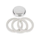 Bialetti - set placa filtrante + 3 anillos para moka express 9 tazas