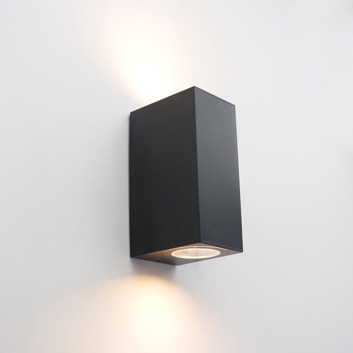 Lampada da parete Eglo Jabaga per interni ed esterni - incluse 2 luci LED (gu10) - 15,5 cm - nero
