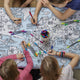 Eatsleepdoodle tablecloth with world map
