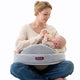 Momcozy - cuscino da allattamento - bordo rialzato - memory foam - cintura regolabile
