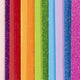 Hojas de espuma de la empresa Creativ, tamaño 14x25 cm, espesor 2 mm, colorido, 12 hojas 1 caja