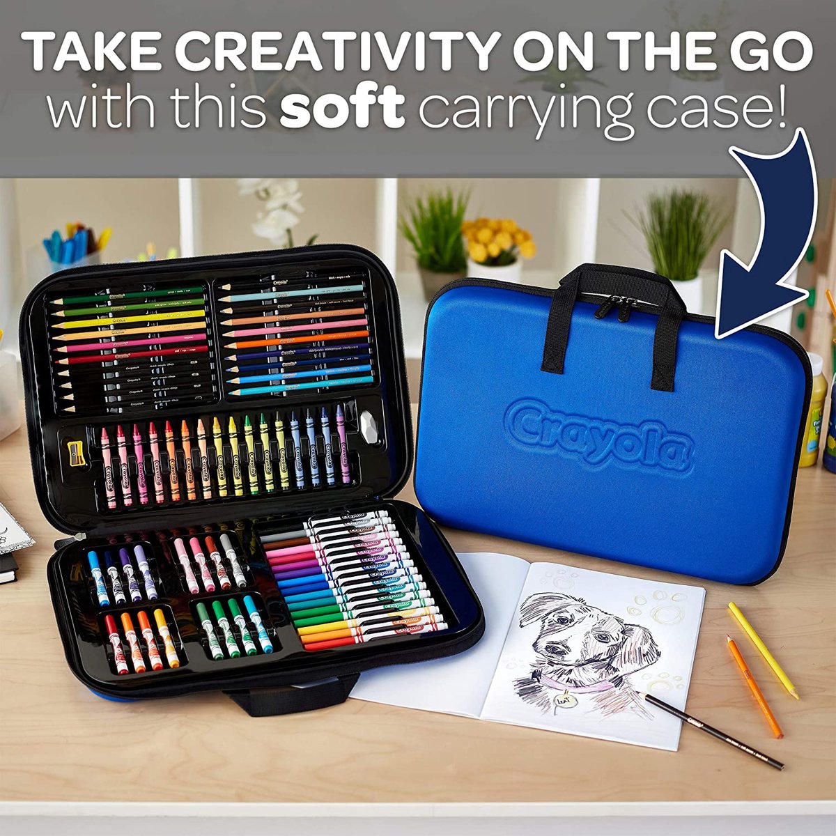 Crayola - paquete de pasatiempos - kit de dibujo y arte en color para niños