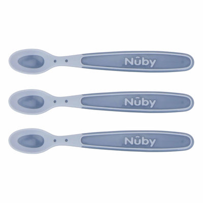 Nûby nuby - warmtegevoelige babylepels - kleur niet zelf te kiezen - 3st