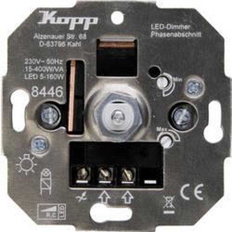 Kopp 844600004 atenuador (integrado) adecuado para lámparas: lámpara incandescente, lámpara halógena, lámpara LED