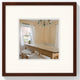 Peperoni Walther - cornice in legno - misura foto 30x30 cm - noce