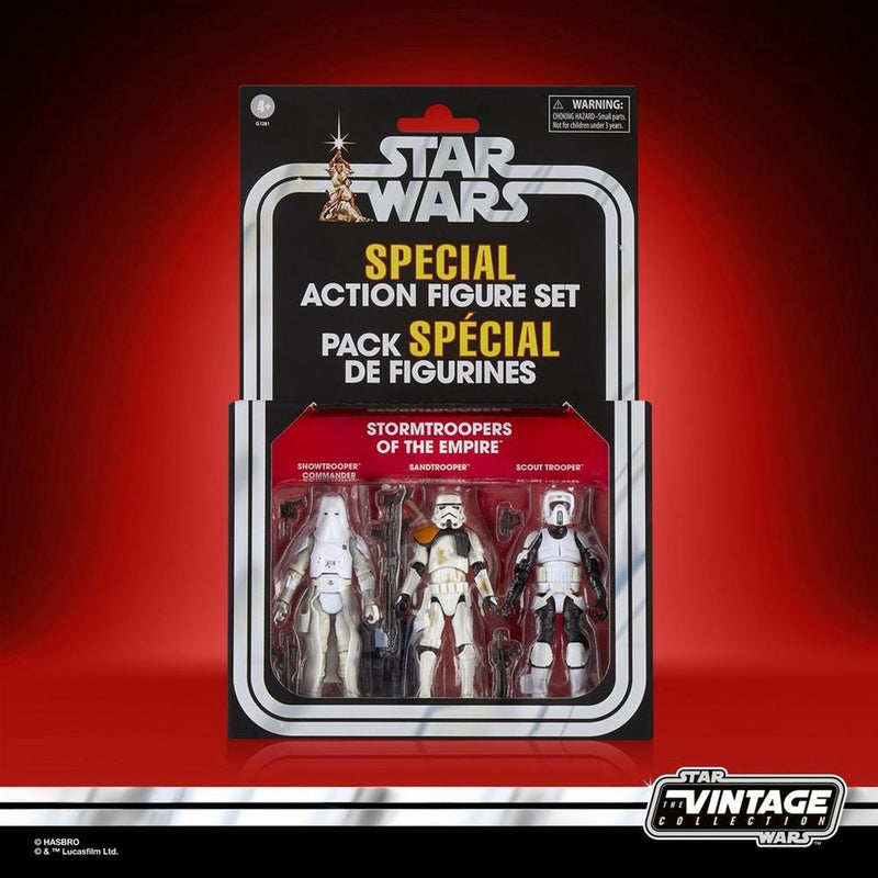 Hasbro Star Wars - Stormtrooper dell'Impero - set di action figure speciali della collezione vintage - 10 cm