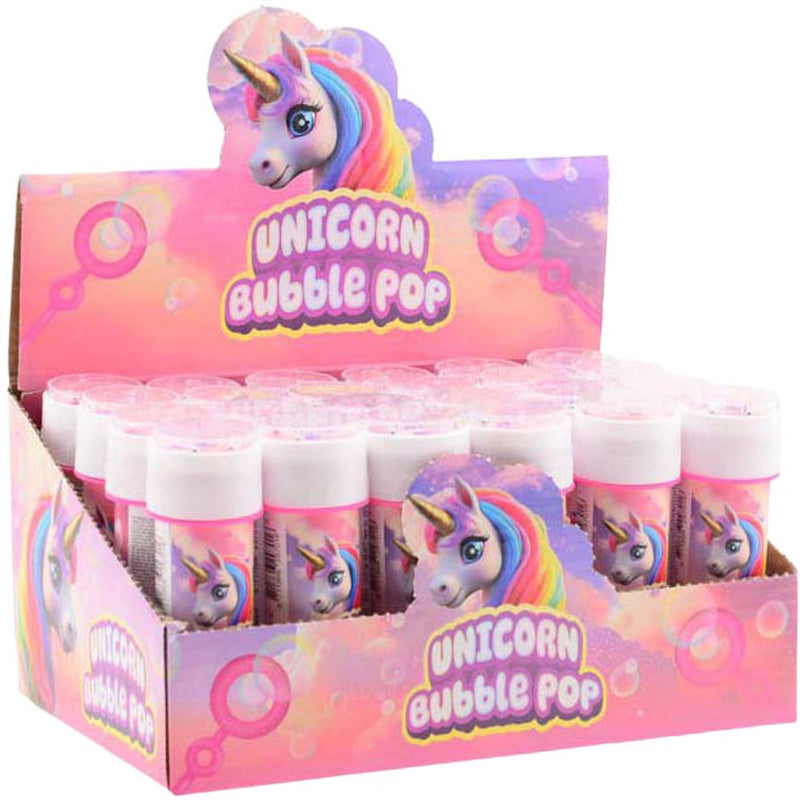 Soplador de burbujas de unicornio Johntoy - 24 piezas
