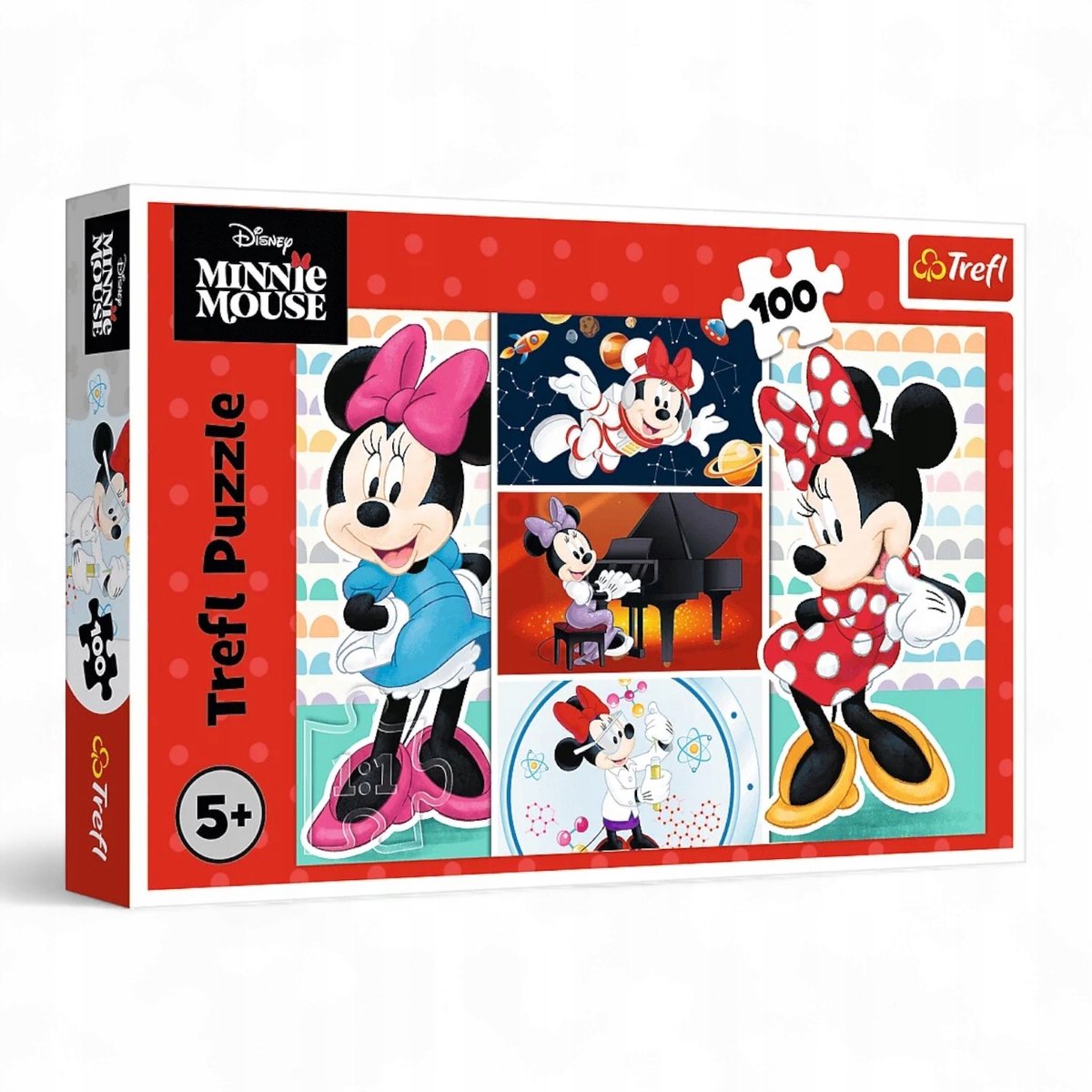 Trefl puzzle 100 piezas - alegre minnie mouse