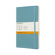 Taccuino classico Moleskine - grande - copertina morbida - a righe - blu reef