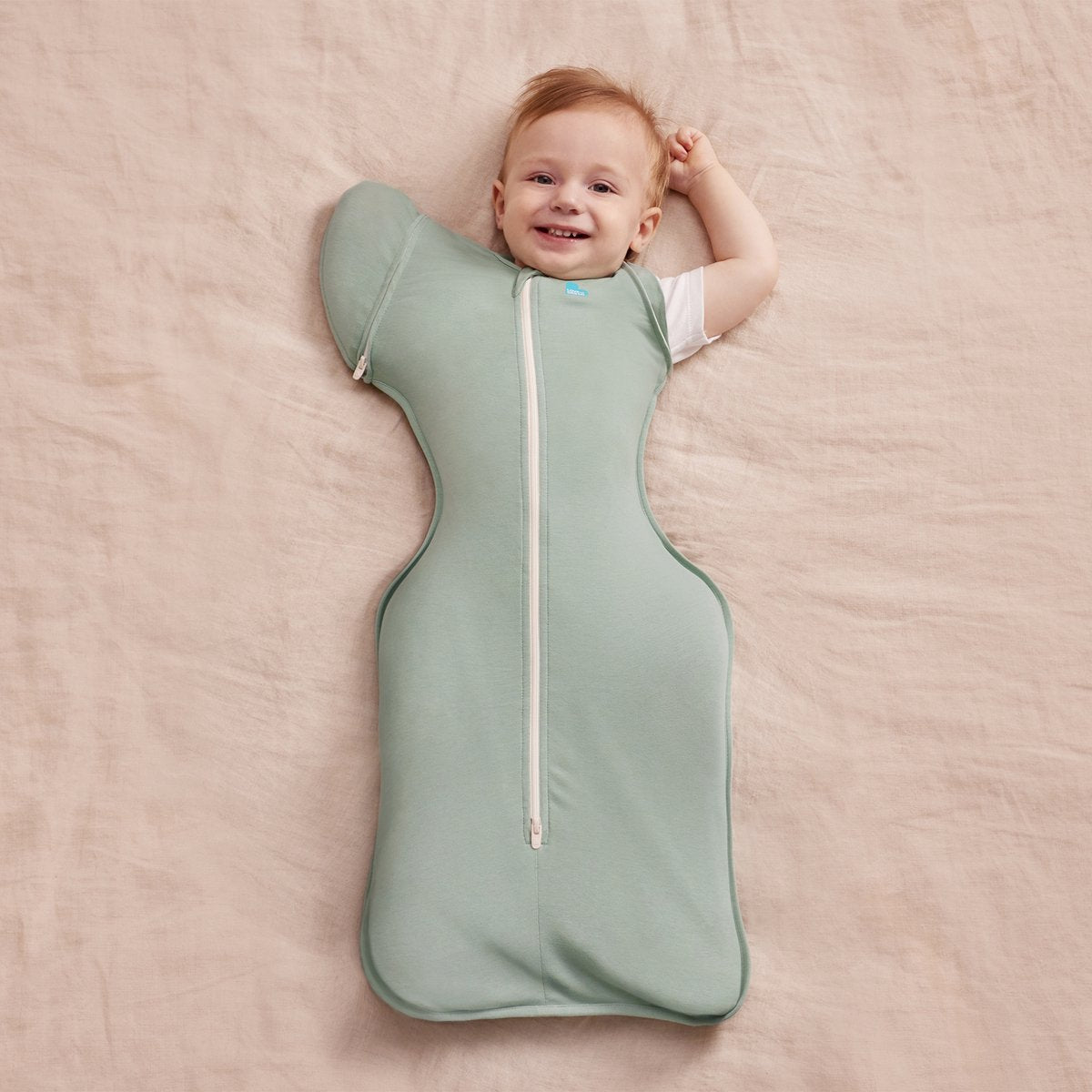 Love to dream ™ saco de dormir para bebé swaddle up™ - envoltorio reducido - bebé 3-6 meses - 6-8,5 kg - verano - oliva