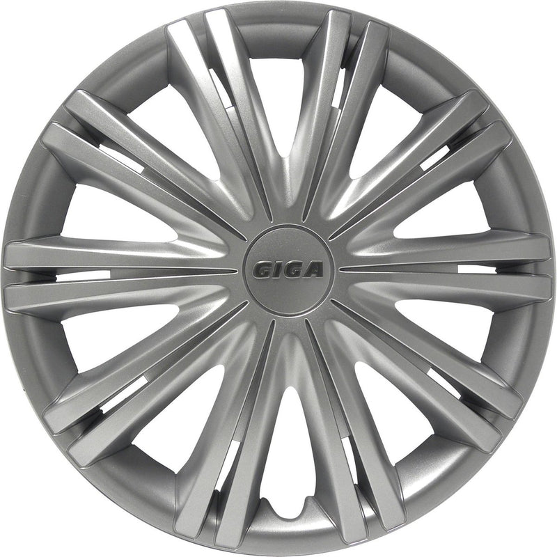 Coprimozzi Carpoint Giga 14 pollici ABS argento set da 4
