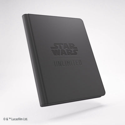 Gamegenic Star Wars Unlimited portafoglio con cerniera 18 tasche nero