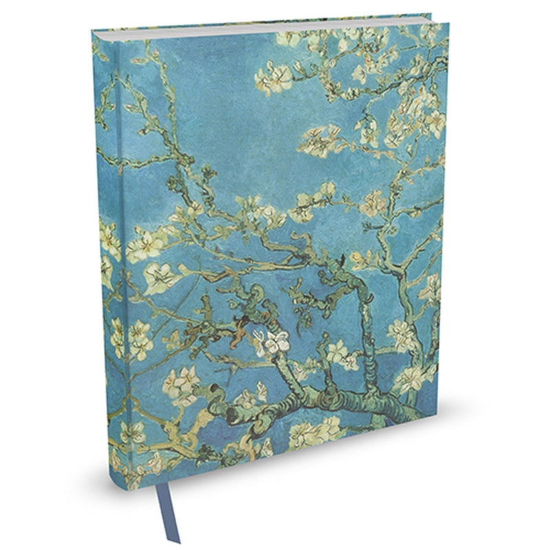 Cuaderno Peter Pauper - flor de almendro - grande 18,5x22,8cm - rayado