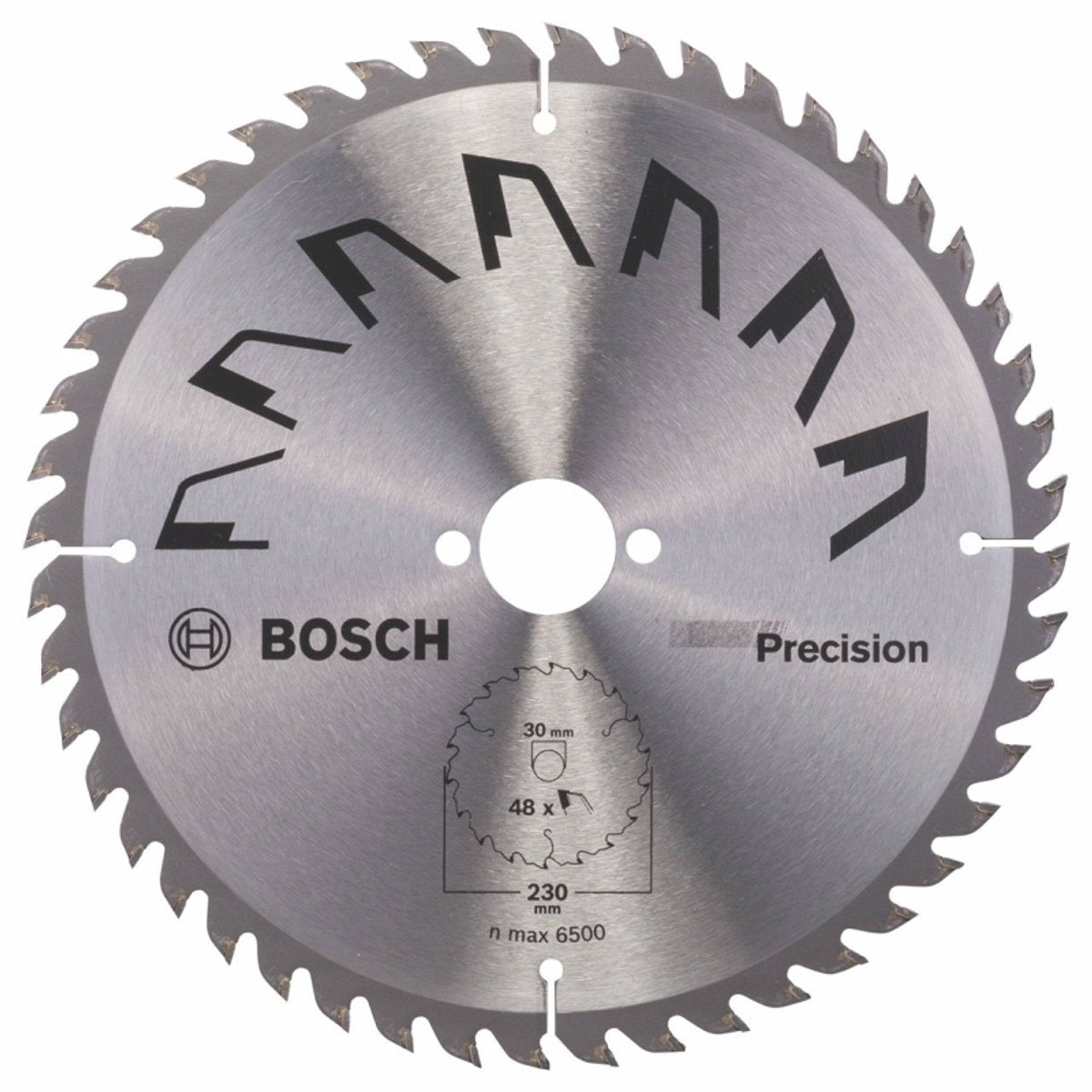 Lama per sega circolare Bosch Precision 230x2x30 -,t48 (1)