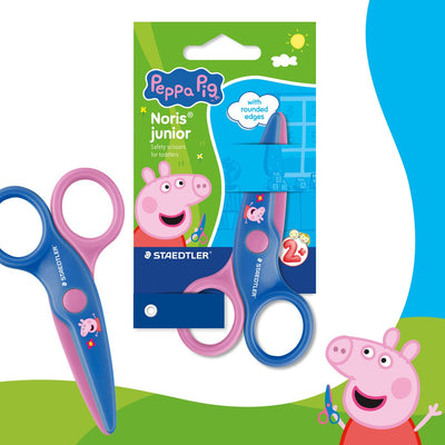 Forbici Staedtler Peppa Pig x Noris Junior per bambini piccoli