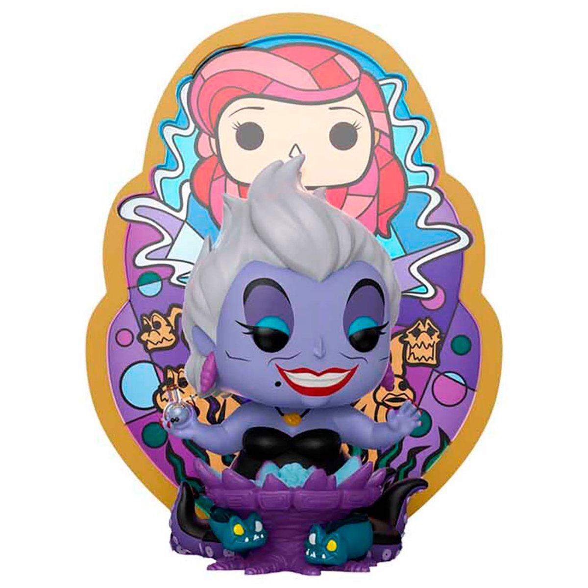Sirenita ursula (vidrieras) (pop! deluxe) figura vinilo 1638 funko pop unisex! - multicolor - estándar