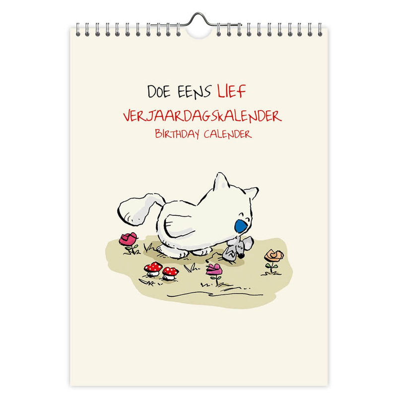 Calendario de cumpleaños Comello be nice - 18x25 cm