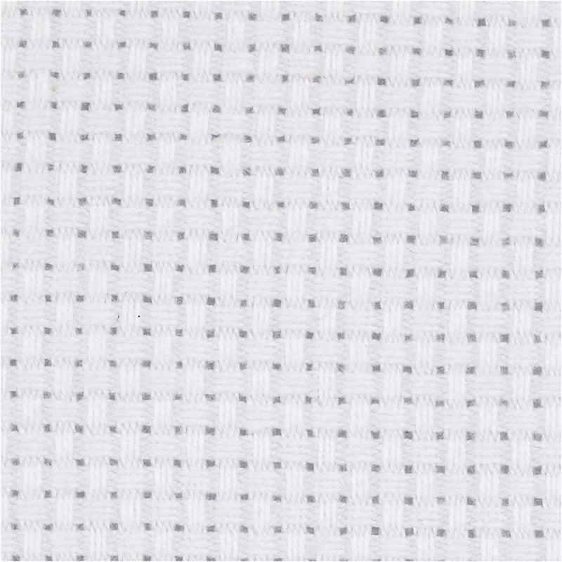 Creativ company aida telstof 24 10 grof 50x50 cm wit