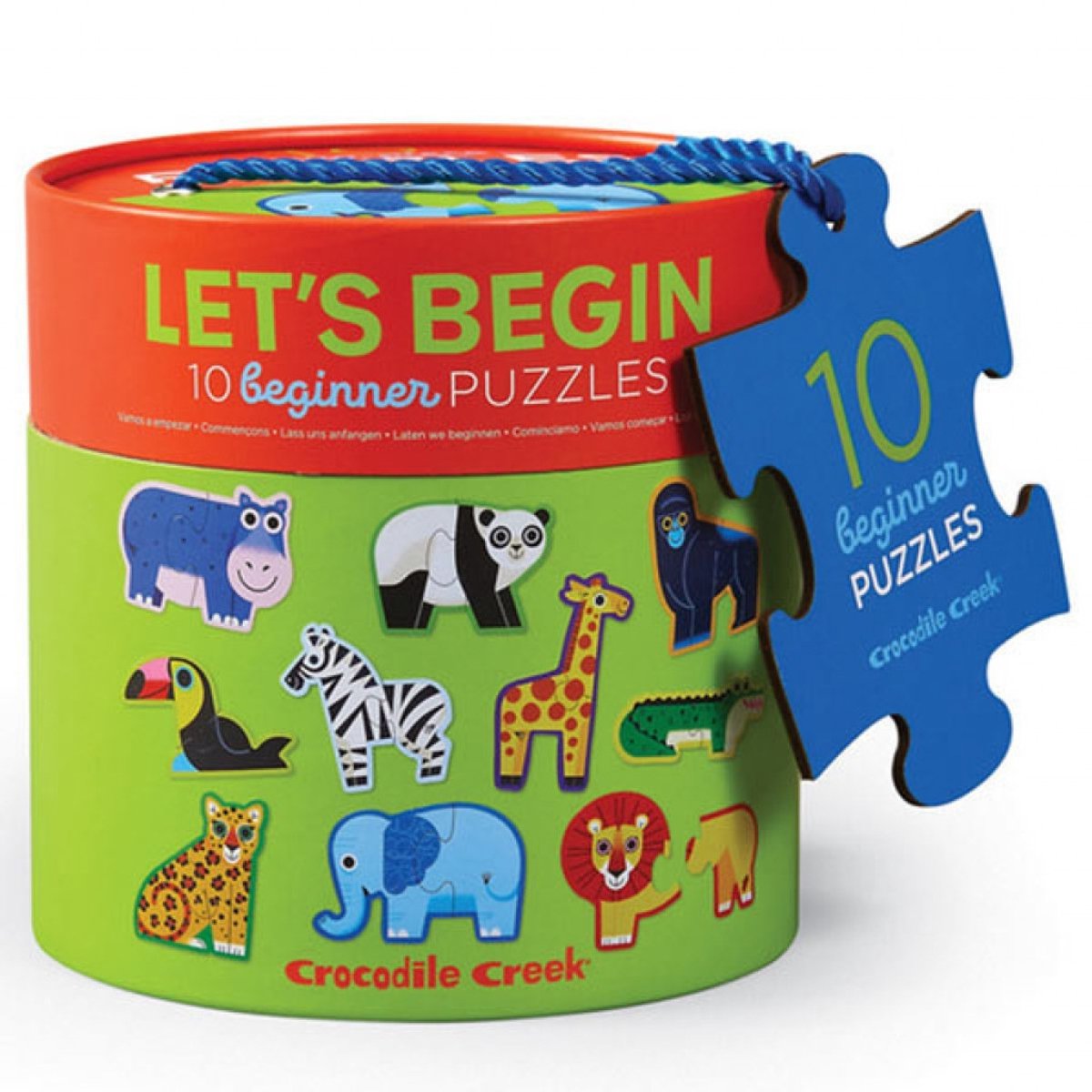 Crocodile Creek iniziamo il puzzle giungla - 2 pezzi.