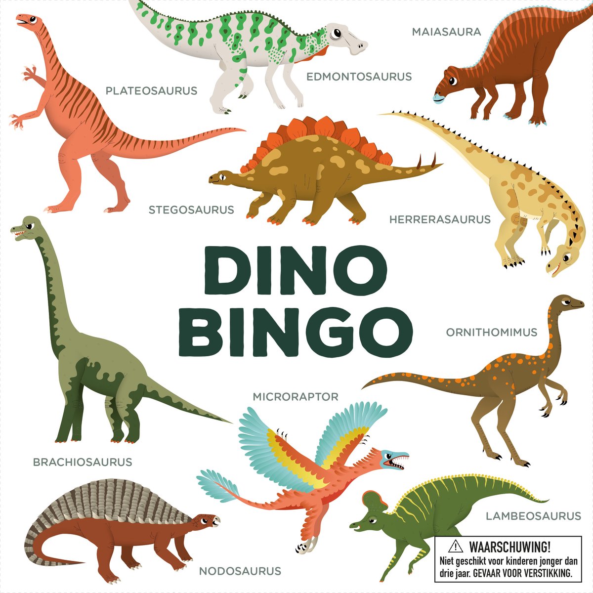 Bingo de dinosaurios del rey Laurence
