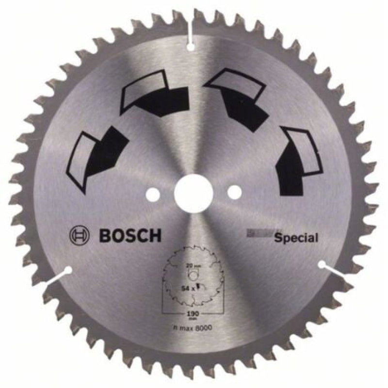 Bosch - lama per sega circolare speciale -190 x 20 x 2,5 mm - 54