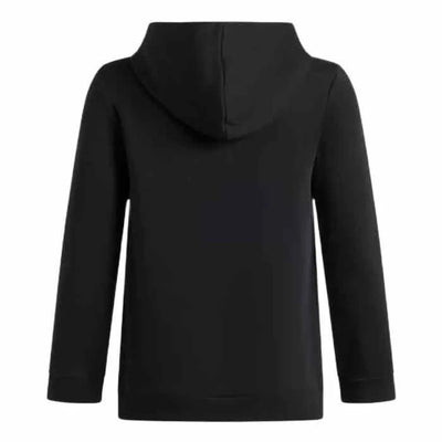 Under armour ua b rival polar sudadera con capucha-blk suéter deportivo para niños - ultimate black - white
