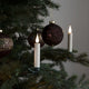 Iluminación de velas Konstsmide para interior - juego de 10 velas - plástico - batería - sin cable - luces navideñas