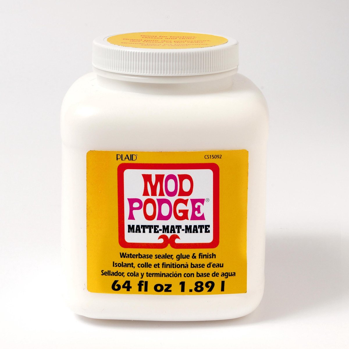 Mod podge matt - vernice adesiva e sigillante in uno - 1,89 l