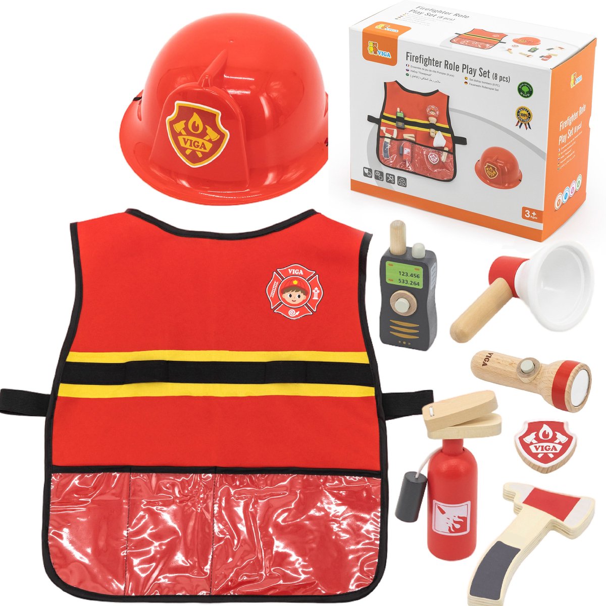 Viga fire brigade set, 8 parts 1 box
