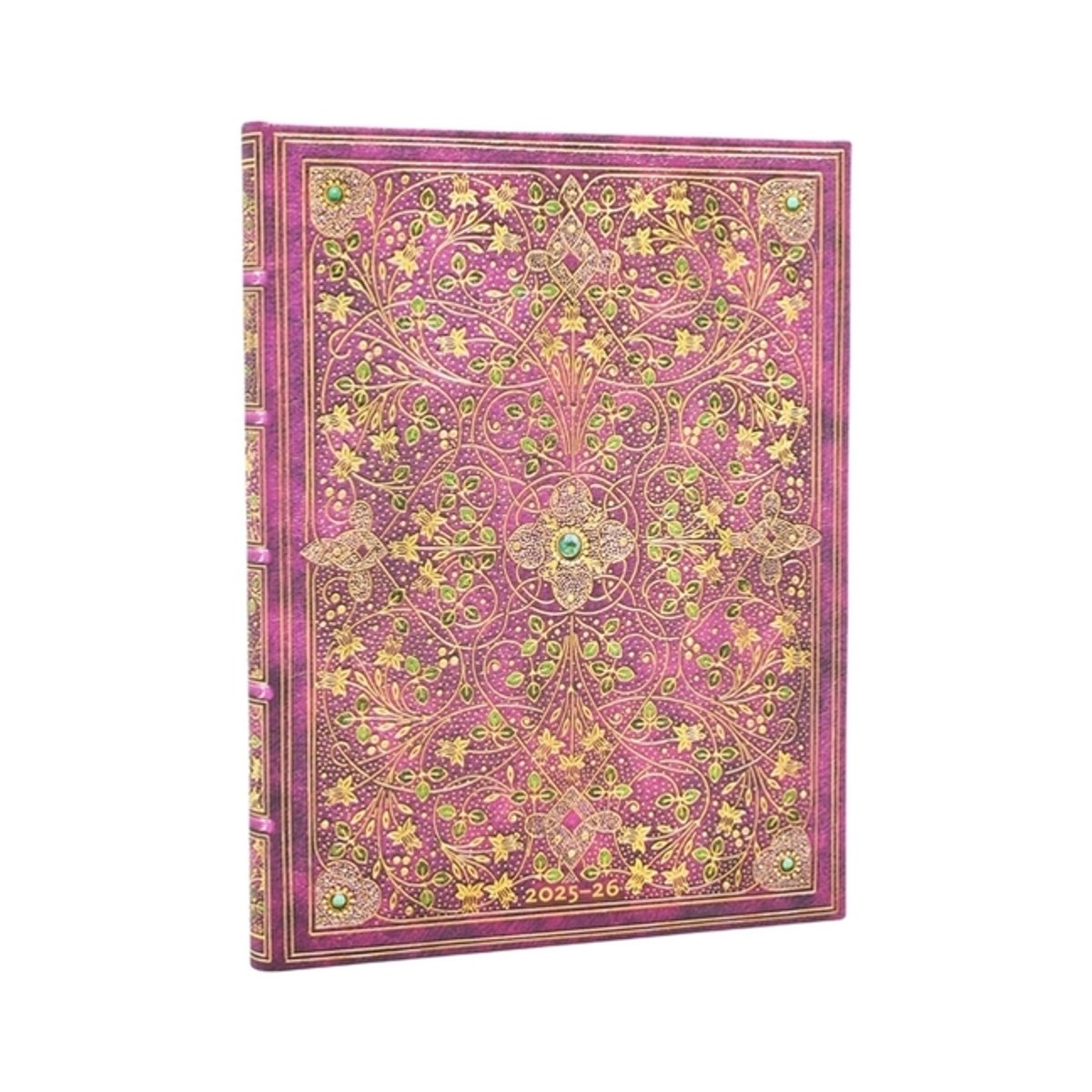 Paperblanks 2026 diamond jubilee (sangorski sutcliffe) ultra 18-month vertical hardcover flexi dayplanner 2025-2026 (elastic band closure)