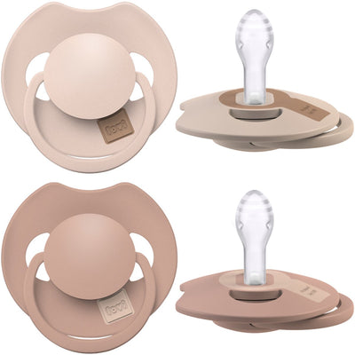 Ciuccio Difrax lovi Dynamic Prime - da 0 a 6 mesi - beige - 2 pezzi