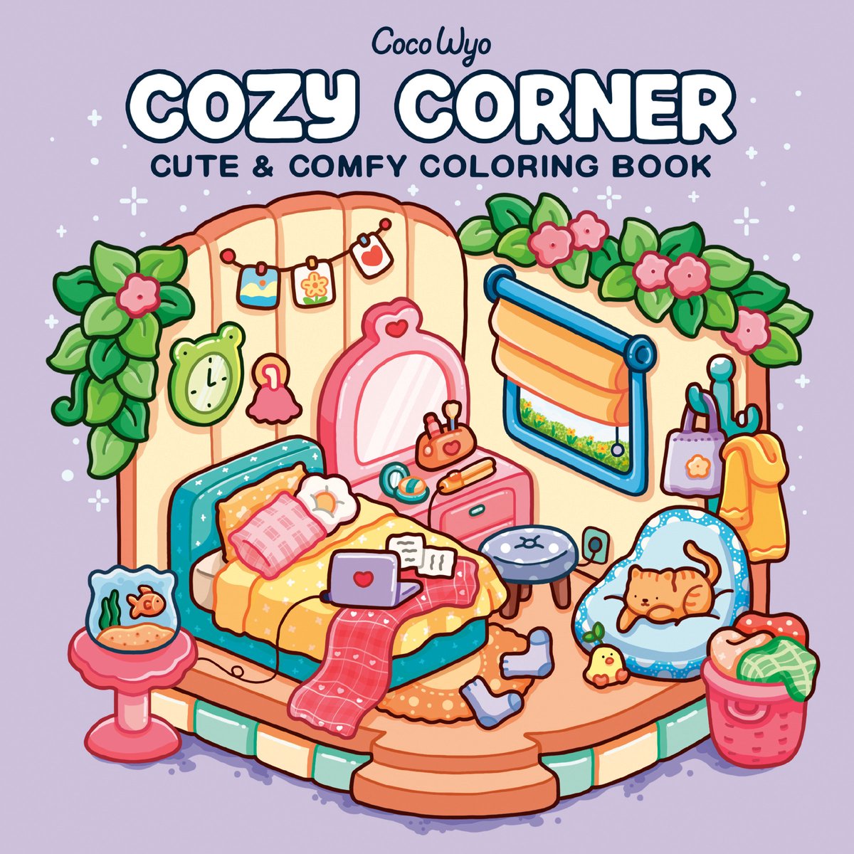 Coco Wyo spazi accoglienti da colorare - angolo accogliente - - libro da colorare per adulti e bambini