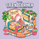 Coco Wyo spazi accoglienti da colorare - angolo accogliente - - libro da colorare per adulti e bambini