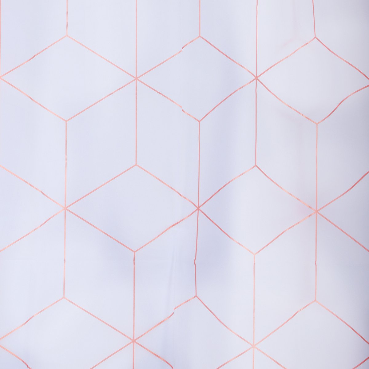 Tenda da doccia Differnz Pastillo - 180 x 200 cm - impermeabile Peva - bianco rosso