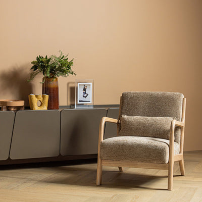 Poltroncina Wood Mark - ciniglia - sabbia - 75x67x82