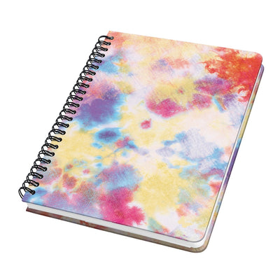 Sigel - quaderno a spirale - a5 - jolie - copertina rigida - 120 pagine - pois - carta da 100 grammi - batik holi - si-jn608