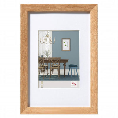 Walther fiorito - cornice in legno mdf - misura foto 30x40 cm - rovere chiaro