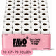 Papel higiénico Favo just good favo - 4 capas - 70 rollos - 160 hojas por rollo - papel higiénico extra suave y resistente - paquete económico
