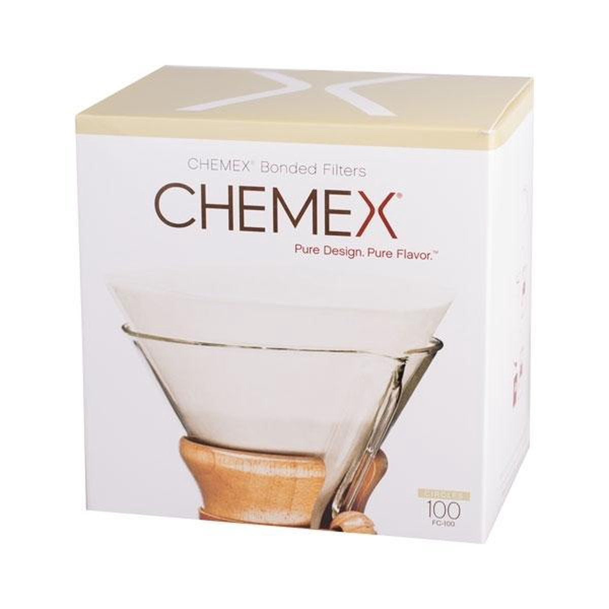 Filtri caffè Chemex classici 6-8 tazze - pre-piegati