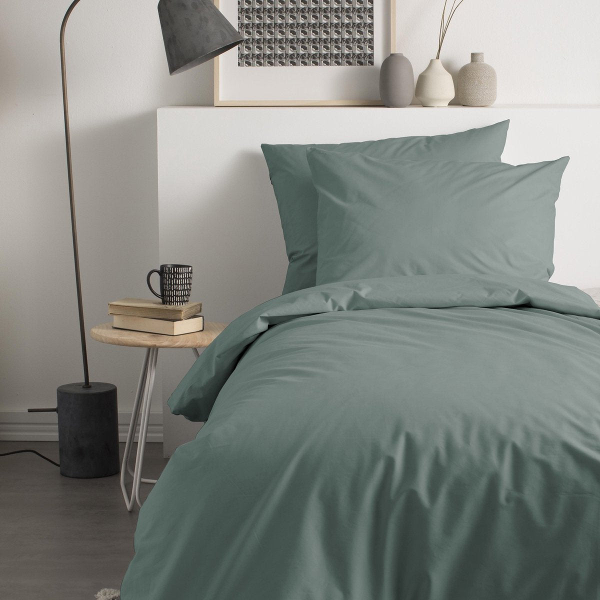 Copripiumino weekend Cenerentola - 1 persona - cotone - 140 x 200 220 cm - verde