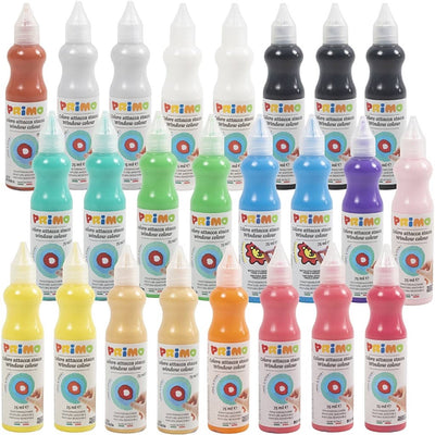 Pintura para ventanas Primo, varios colores, 24x75 ml 1 caja