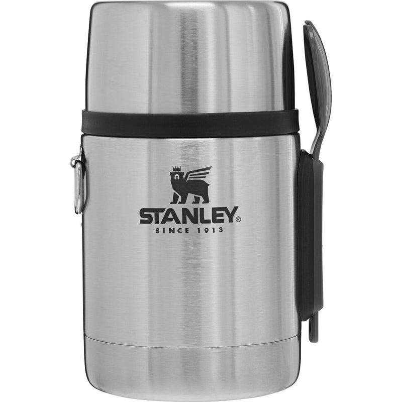 Recipiente de comida todo en uno Stanley Adventure con tenedor 0,53 l - lonchera termo que mantiene el calor o el frío durante 12 horas - aislamiento de doble pared - a prueba de fugas - sin BPA - acero inoxidable