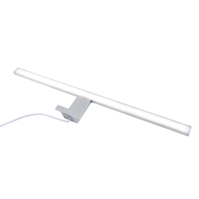 Briloner delgada - Lámpara LED para espejo - iluminación espejo baño - luz blanca neutra 4.000k - 8w - 900 lm - cromo - 60cm