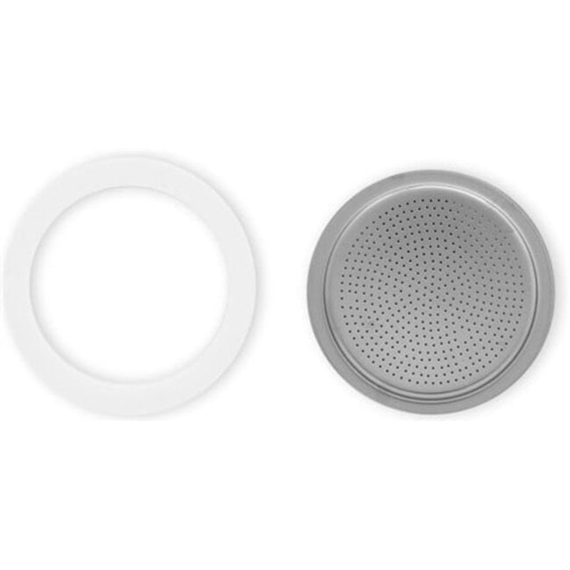 Bialetti piastra filtro moka alluminio + 1 anello silicone 12 teste
