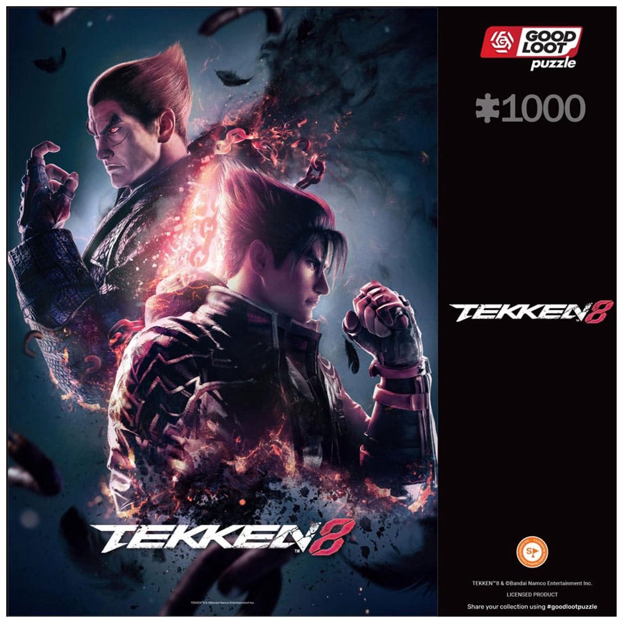Good loot tekken 8 - puzzel 1000 stukjes - game puzzel met jin en kazuya - fan puzzel