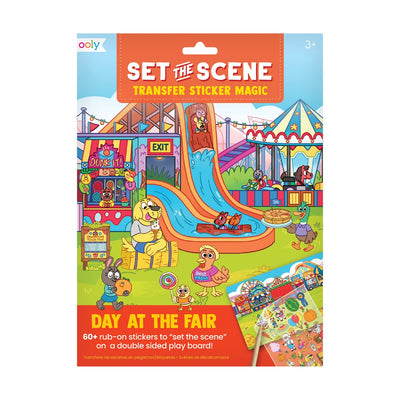 Ooly - preparar el escenario - pegatinas mágicas para transferir - día en la feria