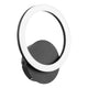 Eglo connect.z parrapos-z smart wandlamp - 24 cm - zwart wit - instelbaar wit licht - dimbaar - zigbee
