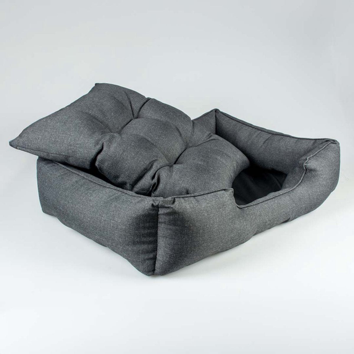 Letto per cani Duvo + Duratex grigio scuro m-60x80x16cm