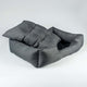 Letto per cani Duvo + Duratex grigio scuro m-60x80x16cm